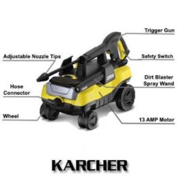 Karcher K3 FollowMe 1800 PSI 1.3GPM Electric Power Pressure Washer