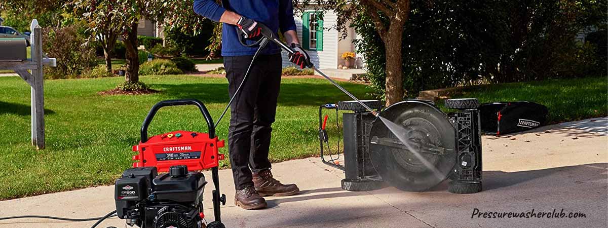 What should I look for in a professional pressure washer